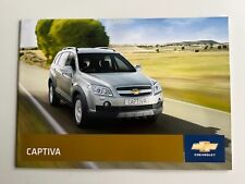 Folheto Chevrolet UK CAPTIVA 2.0 Turbo Diesel 2.4 gasolina 2008 comprar usado  Enviando para Brazil