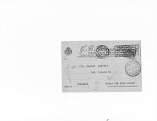 Francobollo azzurro 1908 usato  Isola del Gran Sasso d'Italia