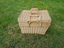 Vintage wicker tier for sale  UK