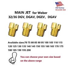 4PÇS JATOS PRINCIPAIS WEBER 32/36 DGV DGEV DFV DFEV ICT IDA WEBER 38/38 73801 CADA, usado comprar usado  Enviando para Brazil