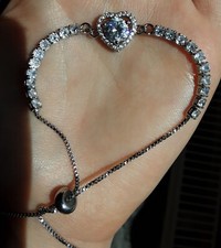 Armband moissanite steine gebraucht kaufen  Asendorf