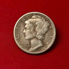 1916 mercury dime for sale  USA