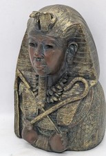 Tutankhamun bust. bronze for sale  NEWPORT