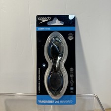 Novo óculos de corrida espelhado Speedo Competitive Vanquisher 2.0. Preto. comprar usado  Enviando para Brazil
