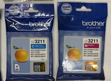 Usado, 2 original Brother Tintenpatronen LC3211 Cyan / Magenta OVP Rechnung comprar usado  Enviando para Brazil