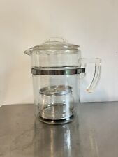 Cafetera percoladora superior estufa de vidrio vintage Pyrex 7829 flameware segunda mano  Embacar hacia Argentina