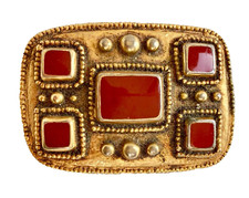 Broche moderniste signée d'occasion  Saint-Aubin-du-Cormier