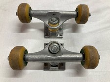 Vintage Anos 2000 PRATA Rob Dyrdek Skate PAR CAMINHÕES COM RODAS DE PORCO USADO, usado comprar usado  Enviando para Brazil