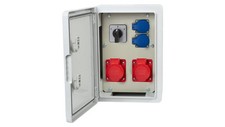 Rozdzielnica budowlana RB-250 - gniazda 2x32A 5p, 2x230V, L/P na sprzedaż  PL