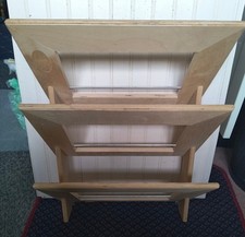 Wooden magazine rack for sale  SANDY