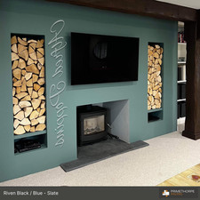 Slate hearth fireplace for sale  PETERBOROUGH