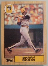 1987 topps barry usato  Spedire a Italy