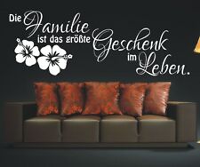 Wandtattoo spruch familie gebraucht kaufen  Wilster