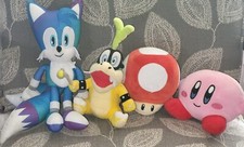 Usado, Lote de Pelúcia Sega Gradient Sonic Hedgehog Nintendo Mario Iggy Sound Mushroom Kirby comprar usado  Enviando para Brazil