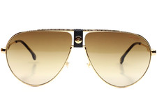Carrera 1033/S J5GHA Gold Gradient Aviator Metal Designer Sunglasses 63-11-140mm comprar usado  Enviando para Brazil