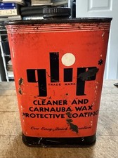 Limpador de glip e cera de carnaúba lata vintage de uma pinta comprar usado  Enviando para Brazil