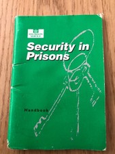 Prison service bookle for sale  BEXHILL-ON-SEA