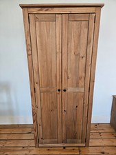 Double wooden wardrobe for sale  LONDON