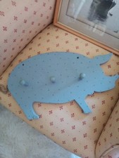 Wooden painted pig for sale  THIRSK