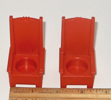 Cadeiras Fisher Price Little People Castle substituição trono coroa vermelha #993 vintage comprar usado  Enviando para Brazil