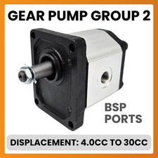 Hydraulic gear pump for sale  Shipping to Ireland