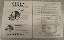 1964 cizek lawn for sale  Toledo