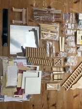 Lote de trabajo paquete de materiales y repuestos para artesanía en miniatura para casa de muñecas segunda mano  Embacar hacia Mexico