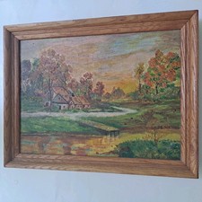 Framed fall landscape for sale  Beech Grove