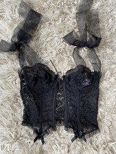 Blusa espartilho de renda preta • Tamanho médio • Nova com etiquetas comprar usado  Enviando para Brazil