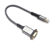 Adaptador de cabo HDMI para VGA, banhado a ouro, 12 polegadas comprar usado  Enviando para Brazil
