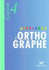 Apprendre orthographe jean d'occasion  Hennebont