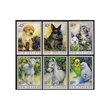 Nova Zelândia 1573-1578, MNH. Animais de estimação populares 1999. Filhote de labrador, coelho, gatinho gasto, comprar usado  Enviando para Brazil