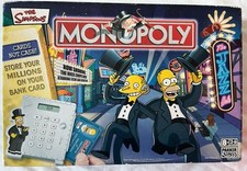 Simpsons monopoly board for sale  LITTLEHAMPTON
