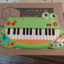 Teclado Battat Crocodilo Piano Instrumento Musical Infantil TESTADO/FUNCIONA comprar usado  Enviando para Brazil