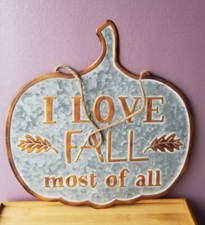 Metal love fall for sale  Mount Carmel