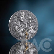 Moeda de prata Hecate The Great Greek Mythology 2 oz acabamento antigo Camarões 2025 comprar usado  Enviando para Brazil