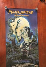 Pôster promocional Pumpkinhead Video Store 19,5x36 filme de terror arte laminado comprar usado Pôster promocional Pumpkinhead Video Store 19,5x36 filme de terror arte laminado comprar usado  Enviando para Brazil