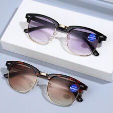 Pacote com 2 óculos de leitura masculinos óculos de sol lentes bifocais quadradas anti-azul claro comprar usado  Enviando para Brazil