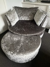 Seater grey sofa for sale  GLASGOW