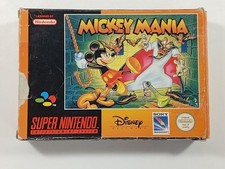 MICKEY MANIA SUPER NINTENDO (SNES) PAL-EUR (COMPLETE - BOX/MANUAL DAMAGED) comprar usado  Enviando para Brazil