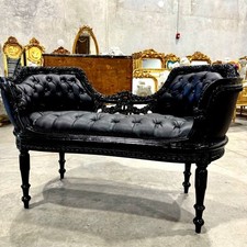 Tufted bench black for sale  Miami