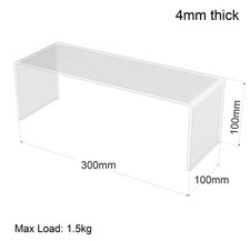 Acrylic display shelves for sale  LONDON