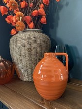 Orange decorative jug for sale  BLACKPOOL