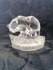 Scultura orso vetro usato  Bozen