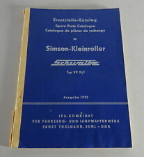 Teilekatalog ersatzteilliste s gebraucht kaufen  Jever