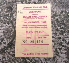 1980 european cup. for sale  BIRKENHEAD