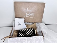 Bolsa de couro Christian Louboutin cravejada de ouro 269 £RRP, usado comprar usado  Enviando para Brazil