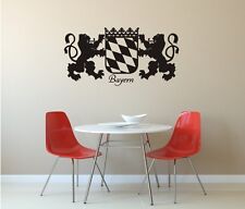 Bayern wappen wandtattoo gebraucht kaufen  Leipzig