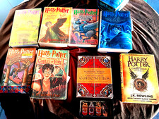 Harry Potter 7 HARDCOVER BOOKS[Some 1st Eds]+ / POP UP GALLERY+ MEDALS In CASE, usado comprar usado  Enviando para Brazil
