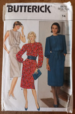 Vintage 80s butterick for sale  SHEFFIELD